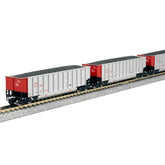 Kato 106-4629 - Kato 106-4629 - Canadian National Railroad Bethgon Coalporter 8 Cars w/ loads
